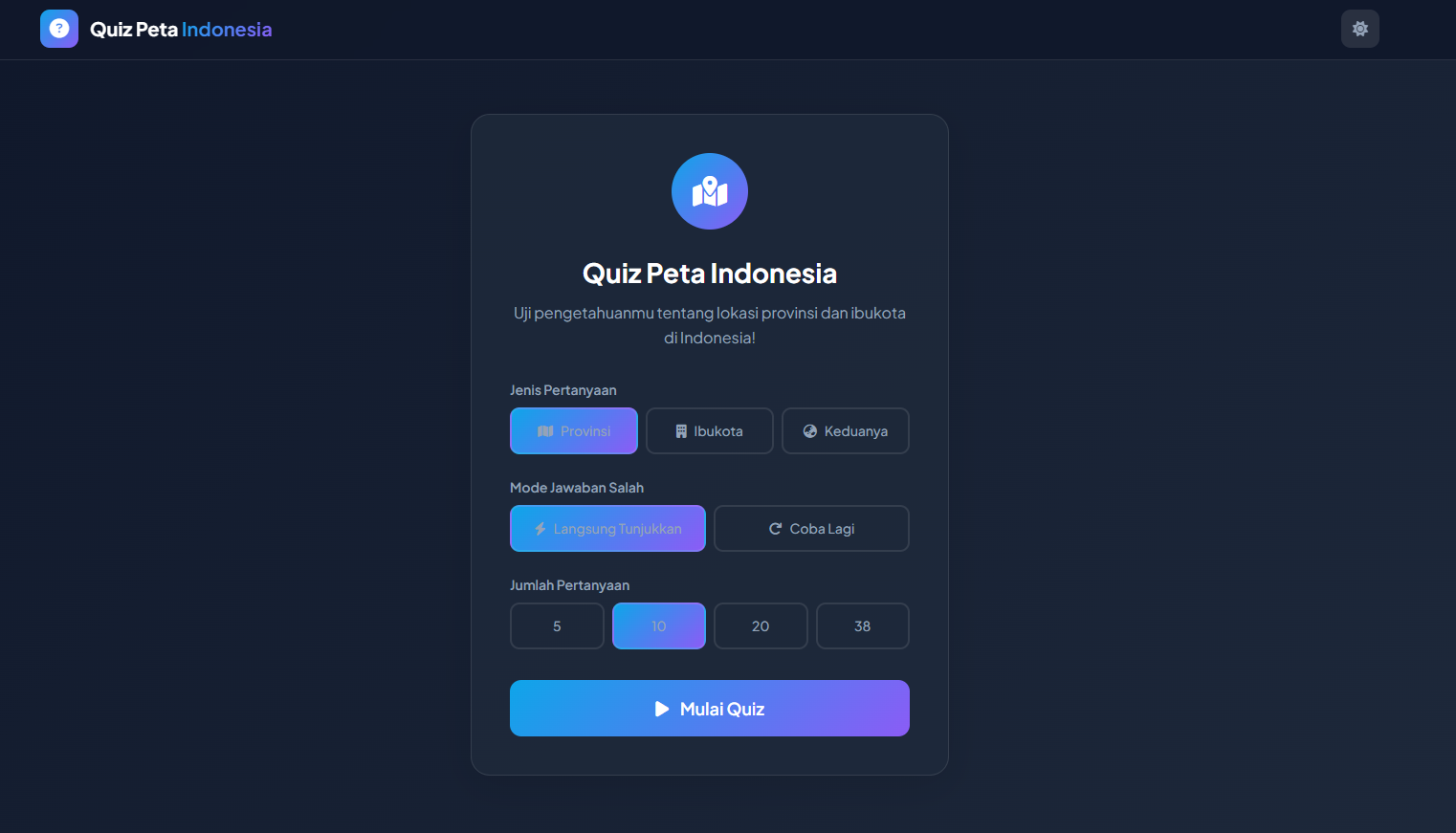 Kuis Peta Indonesia