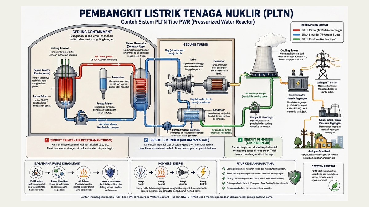 PLTN: Dari Inti Atom ke Listrik