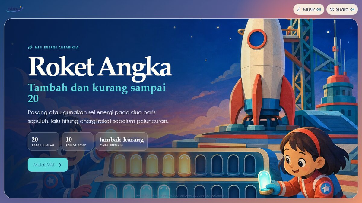 Roket Angka 20