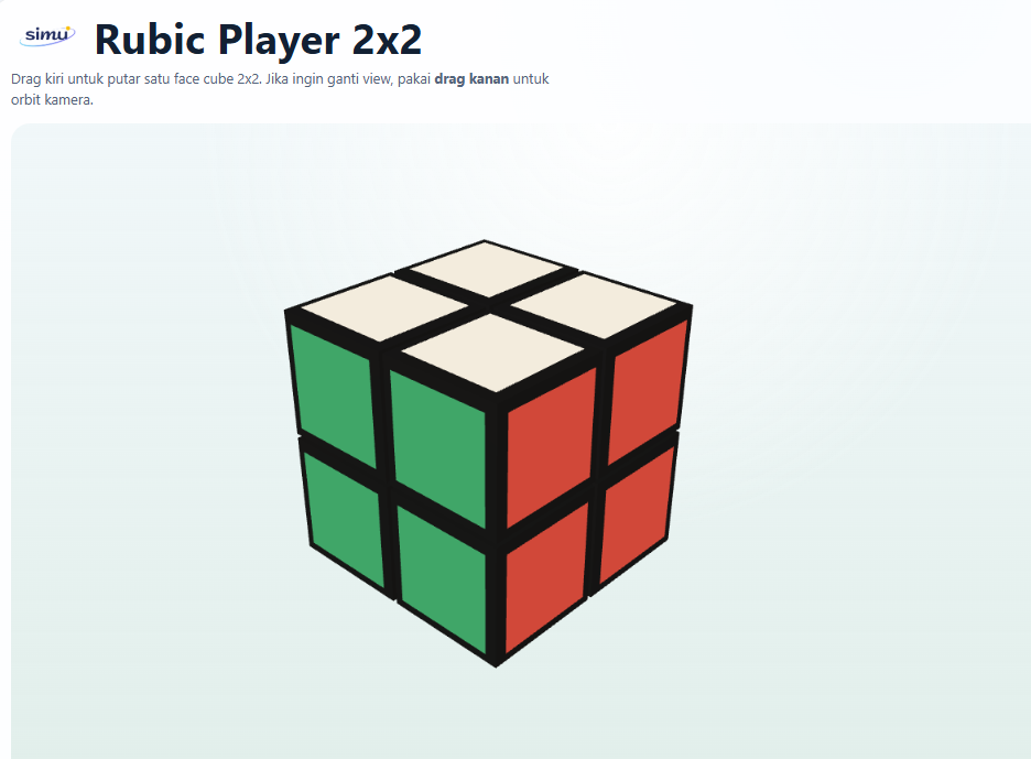 Rubic 2x2x2 Player