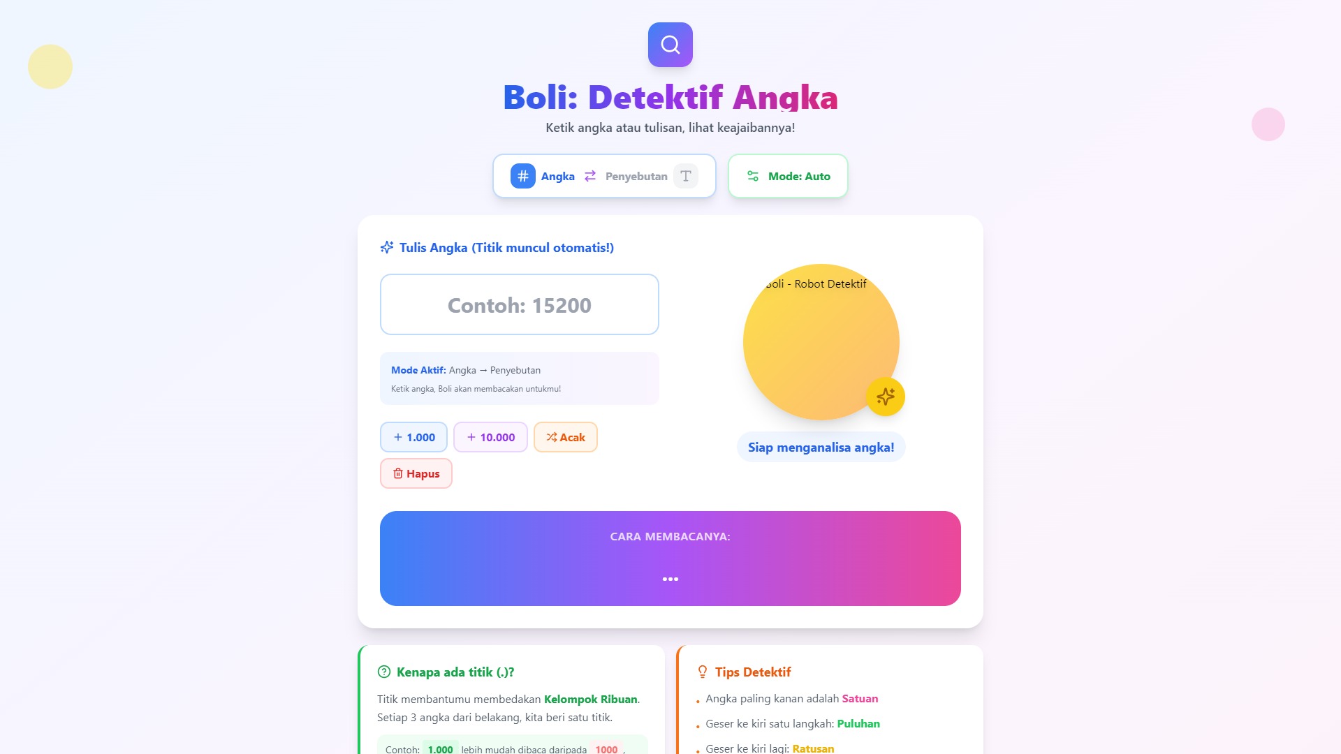 Boli: Detektif Angka