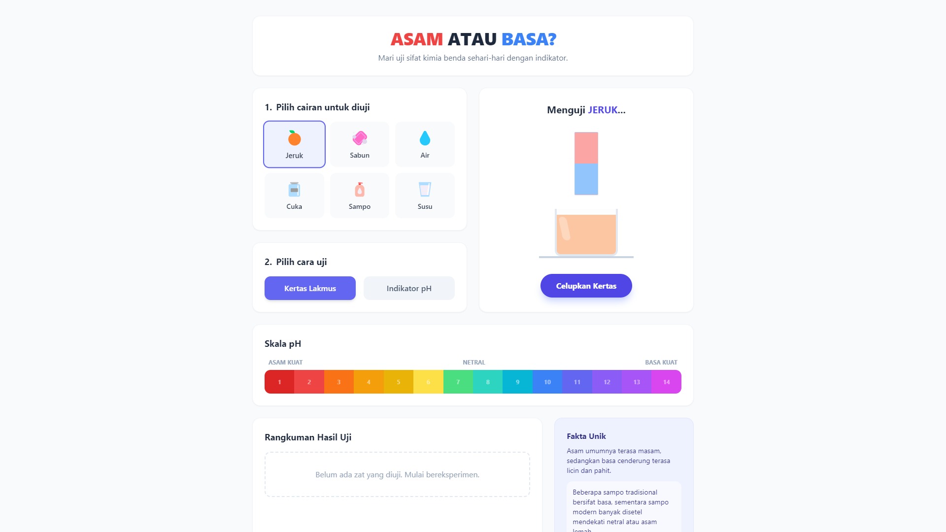 Asam atau Basa?